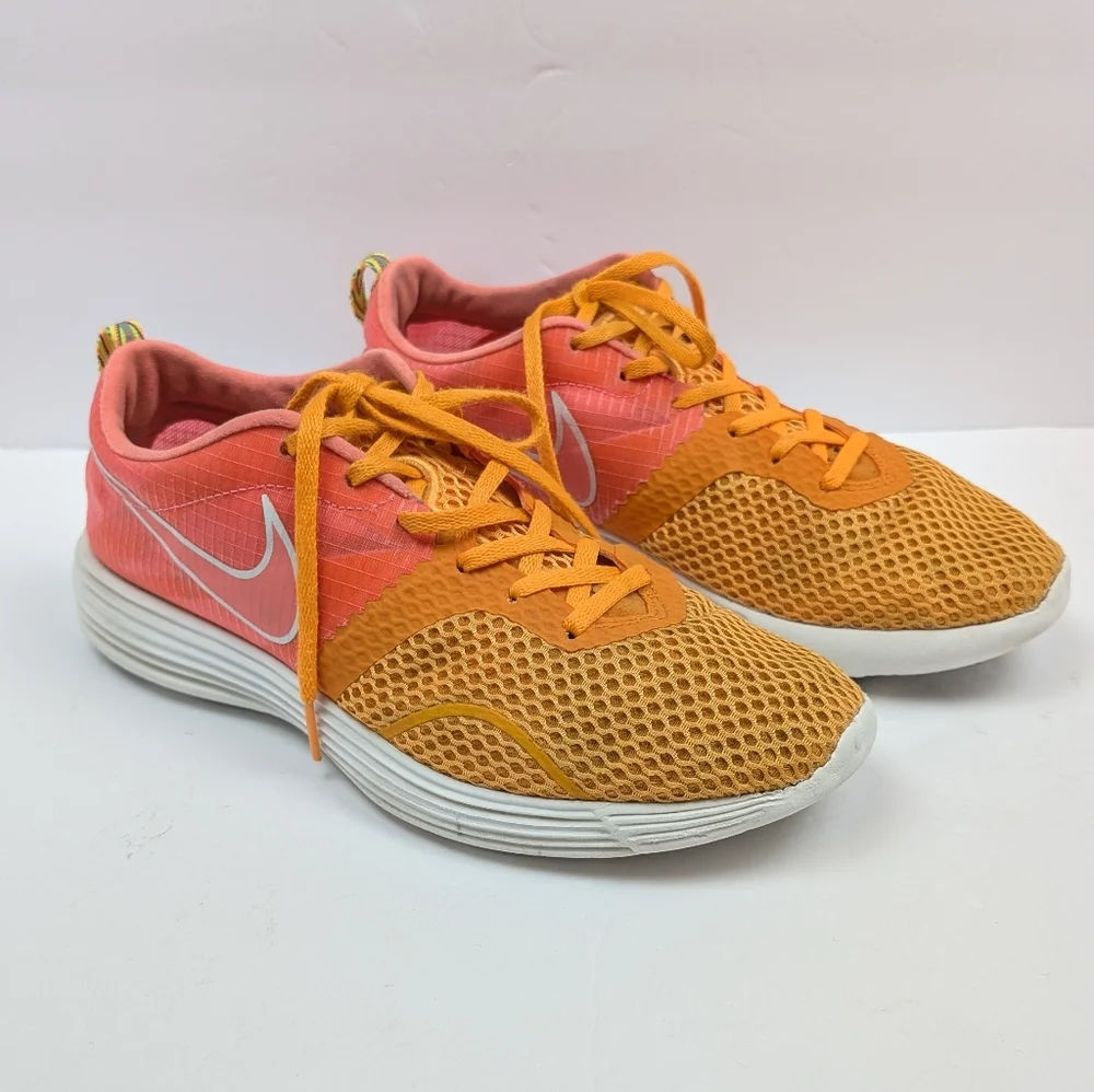 Nike Lunar Montreal MTRL Women's Size 9.5 Orange Melon Lightweight Running Shoe
